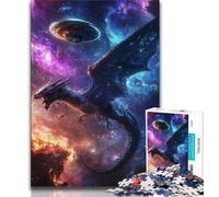 1000 Pieces Jigsaw Puzzles for Adults And Teens Fantasy Dragon Puzzles,Educational Games Home Decoration Suitable for Desktop Decoration 75x50cm