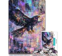 1000 Pieces Jigsaw Puzzles for Adults And Teens Fantasy Eagle 1000 Pieces for Adults,Game Toys Every Piece Is Unique - Challenging Family Fun Game (size 38x26cm)
