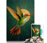 1000 Pieces Jigsaw Puzzles for Adults And Teens Fantasy Hummingbird Puzzles for Teenagers,is Ideal As Gifts for The Whole Family for Age 14 26x38cm