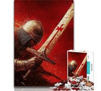 1000 Pieces Jigsaw Puzzles for Adults And Teens Fantasy Knight 1000 Piece Jigsaw,Birthday Present, Gifts, Wall Art for Ages 14+ (size 75x50cm)