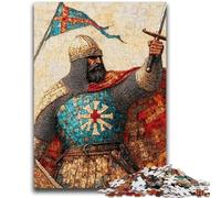 1000 Pieces Jigsaw Puzzles for Adults And Teens Fantasy Knight Teenager Puzzles,Family Game Stress Reliever Difficult Challenge Suitable for Couples (26x38cm)
