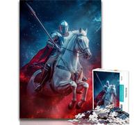 1000 Pieces Jigsaw Puzzles for Adults And Teens Fantasy Knight Warrior Adult Jigsaw,Learning Educational Toys Family Games Gifts for Friends And Family 26x38cm