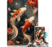 1000 Pieces Jigsaw Puzzles for Adults And Teens Fantasy Koi 1000 Piece Jigsaw,Birthday Present, Gifts, Wall Art for Ages 14+ (size 38x26cm)