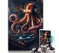 1000 Pieces Jigsaw Puzzles for Adults And Teens Fantasy Octopus Adult Puzzles,Challenging Game Toys Wall Decoration Unique Birthday And Xmas Gifts 26x38cm