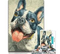 1000 Pieces Jigsaw Puzzles for Adults And Teens Fantasy Pug Adult Jigsaw,Learning Educational Toys Family Games Gifts for Friends And Family 26x38cm
