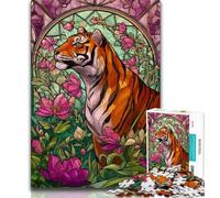 1000 Pieces Jigsaw Puzzles for Adults And Teens Fantasy Tiger 1000 Piece Jigsaw,Birthday Present, Gifts, Wall Art for Ages 14+ (size 38x26cm)
