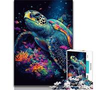 1000 Pieces Jigsaw Puzzles for Adults And Teens Fantasy Turtle Adult Jigsaw,Challenging Difficult Deal As Gifts for The Whole Family (size 38x26cm)
