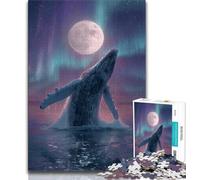 1000 Pieces Jigsaw Puzzles for Adults And Teens Fantasy Whale Adult Puzzles,Educational Toys & Games for Adults And Teenagers 38x26cm