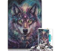 1000 Pieces Jigsaw Puzzles for Adults And Teens Fantasy Wolf,Brain Intelligence Challenge Addictive Toys Birthday Present,Gifts,Wall Art 38x26cm
