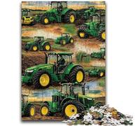 1000 Pieces Jigsaw Puzzles for Adults And Teens Farm Implement Tractor Toys Educational Games Stress Relieving Suitable for Desktop Decoration 38x26cm