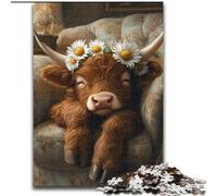 1000 Pieces Jigsaw Puzzles for Adults And Teens Farm Yak, Toys Educational Games Stress Relieving Parent-child Interaction (Size50x75cm)