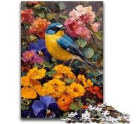 1000 Pieces Jigsaw Puzzles for Adults And Teens Flowers And Sparrows Puzzles,Educational Stress Relief Toy Great Gifts And Toys (50x75cm)