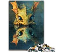 1000 Pieces Jigsaw Puzzles for Adults And Teens Flying Dragon Reflection Educational Stress Relief Toy Secret Santa Gifts for Age 14 50x75cm