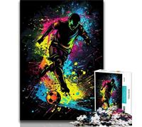 1000 Pieces Jigsaw Puzzles for Adults And Teens Football Teenager Puzzles,Fun Games Wall Decoration Unique Birthday And Xmas Gifts (size 38x26cm)