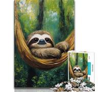 1000 Pieces Jigsaw Puzzles for Adults And Teens Forest Sloth Puzzles for Adults,learning Educational for Is Ideal As A Gift for The Whole Family (size 75x50cm)