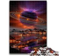 1000 Pieces Jigsaw Puzzles for Adults And Teens Futuristic Planetary System Help The Brain Exercise Addictive Toys to Cultivate Patience Gift For Birthdays 50x75cm
