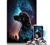 1000 Pieces Jigsaw Puzzles for Adults And Teens German Shorthaired Pointer Jigsaw,Brain Intelligence Challenge Addictive Toys for Home Decoration (size 75x50cm)