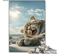 1000 Pieces Jigsaw Puzzles for Adults And Teens Giant Cat, Train Your Brain And Hands Unique Birthday And Gifts for Age 14+ 50x75cm