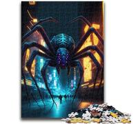 1000 Pieces Jigsaw Puzzles for Adults And Teens Giant Spider Stress Reliever Staycation Kill Time Wishlist with Santa Claus 50x75cm