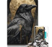 1000 Pieces Jigsaw Puzzles for Adults And Teens Golden Crow,Challenging To Complete But Fun And Humorous Unique Birthday And Gifts (75x50cm)