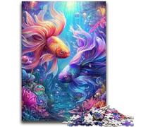 1000 Pieces Jigsaw Puzzles for Adults And Teens Goldfish for And 14 Years And over Interesting Stress Reduction Gifts for Friends And Family 50x75cm