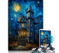 1000 Pieces Jigsaw Puzzles for Adults And Teens Halloween Skeleton Landscape, Educational Family Game,Unique Birthday And Gifts for And Age 14 Years Up 38x26cm