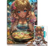 1000 Pieces Jigsaw Puzzles for Adults And Teens Japanese Anime Girls Jigsaw,Stress Reliever Staycation Kill Time Wishlist with Santa Claus (size 38x26cm)