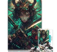 1000 Pieces Jigsaw Puzzles for Adults And Teens Japanese Female Ninja Warrior Adult Jigsaw,Challenging Difficult Deal As Gifts for The Whole Family (size 38x26cm)