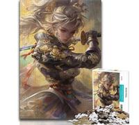 1000 Pieces Jigsaw Puzzles for Adults And Teens Japanese Female Ninja Warrior Adult Puzzles,Educational Toys & Games for Adults And Teenagers 38x26cm