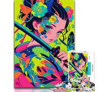 1000 Pieces Jigsaw Puzzles for Adults And Teens Japanese Geisha Adult Puzzles,Educational Toys & Games for Adults And Teenagers 38x26cm