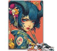1000 Pieces Jigsaw Puzzles for Adults And Teens Japanese Geisha Anime Train Your Brain And Hands Gifts for Friends And Family 38x26cm