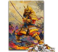 1000 Pieces Jigsaw Puzzles for Adults And Teens Japanese Golden Ninja Toys Educational Games Stress Relieving Suitable for Desktop Decoration 50x75cm