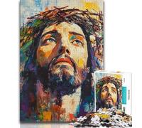 1000 Pieces Jigsaw Puzzles for Adults And Teens Jesus Jigsaw,Learning Educational Toys Family Games Unique Birthday And Gifts (size 75x50cm)