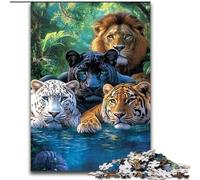 1000 Pieces Jigsaw Puzzles for Adults And Teens Jungle Animal World Educational Games Home Decoration for Is Ideal As A Gift for The Whole Family 50x75cm