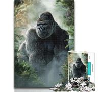 1000 Pieces Jigsaw Puzzles for Adults And Teens Jungle Chimpanzee Adult Puzzles,Challenging Game Toys Wall Decoration Unique Birthday And Xmas Gifts 26x38cm