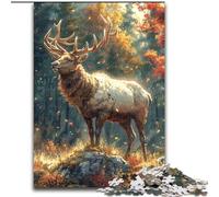 1000 Pieces Jigsaw Puzzles for Adults And Teens Jungle Deer, Help The Brain Exercise Addictive Toys to Cultivate Patience Perfect Decoration (Size 26x38cm)