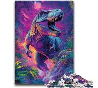 1000 Pieces Jigsaw Puzzles for Adults And Teens Jungle Dinosaur Puzzles,Educational Stress Relief Toy Great Gifts And Toys (50x75cm)