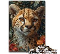 1000 Pieces Jigsaw Puzzles for Adults And Teens Jungle Lynx Challenging To Complete But Fun And Humorous Unique Home Decor And Gifts 50X75CM