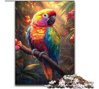 1000 Pieces Jigsaw Puzzles for Adults And Teens Jungle Parrot, Learning Educational Is Ideal As A Gift for The Whole Family (Size 26x38cm)