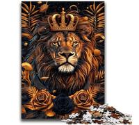 1000 Pieces Jigsaw Puzzles for Adults And Teens King Lion Help The Brain Exercise Addictive Toys to Cultivate Patience Gift For Birthdays 26x38cm