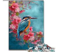 1000 Pieces Jigsaw Puzzles for Adults And Teens Kingfisher Bird, Decompressing Intellectual Educational Toy Birthday Gift (Size 50x75cm)
