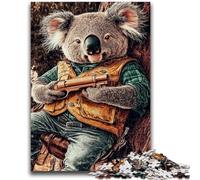 1000 Pieces Jigsaw Puzzles for Adults And Teens Koala Hunter Teenager Puzzles,Family Game Stress Reliever Difficult Challenge Suitable for Couples (50x75cm)