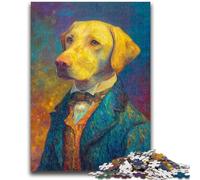 1000 Pieces Jigsaw Puzzles for Adults And Teens Labrador Art 1000 Piece Jigsaw,for Challenging Toy Game And Family Play (50x75cm)