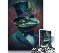 1000 Pieces Jigsaw Puzzles for Adults And Teens Lizard Adult Puzzles,Educational Toys & Games for Adults And Teenagers 38x26cm