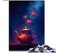 1000 Pieces Jigsaw Puzzles for Adults And Teens Love Coffee Pot, Analysis And Logic with Fully Interlocking Randomly Shaped Pieces for And Age 14 Years Up (Size 50x75cm)