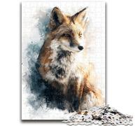 1000 Pieces Jigsaw Puzzles for Adults And Teens Magic Fox Toys Educational Games Stress Relieving Parent-child Interaction for Ages 14+ 26x38cm