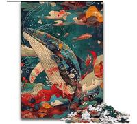 1000 Pieces Jigsaw Puzzles for Adults And Teens Magical Whale, for Age 14 Years And over Home Decor As A Gift for The Whole Family And Friends (Size 26x38cm)