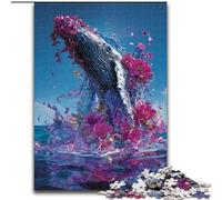 1000 Pieces Jigsaw Puzzles for Adults And Teens Magical Whale,Toys Educational Games Stress Relieving Parent-child Interaction 50X75CM