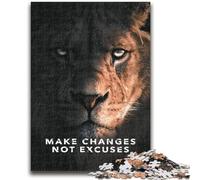 1000 Pieces Jigsaw Puzzles for Adults And Teens Make Changes Motivation Educational Stress Relief Toy Secret Santa Gifts for Age 14 50x75cm