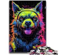1000 Pieces Jigsaw Puzzles for Adults And Teens Mechanical Dog 1000 Piece Jigsaw,Vibrant And Unique Design Relaxing & Challenging Puzzle Experience (38x26cm)